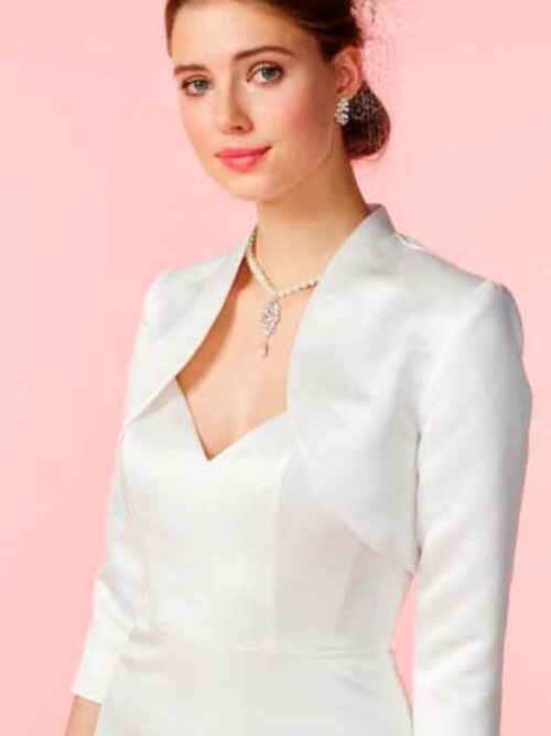 CHAQUETA NOVIA BIANCO EVENTO