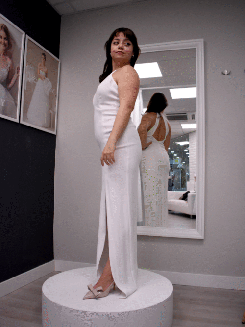 VESTIDO FIESTA BETZZIA - 63 IVORY